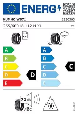 Anvelope Iarna Kumho WS71 255/60 R18 112 H